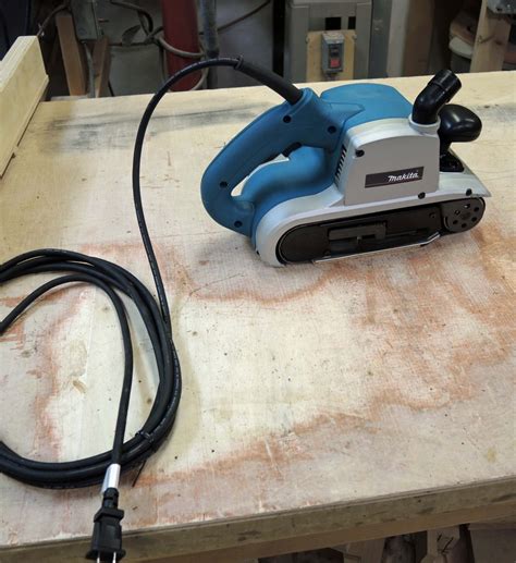 Milwaukee cordless sander review these pictures of this page are about:milwaukee cordless belt sander. My First Makita 4x24 Belt Sander | Bruce Erdman Joiner of ...