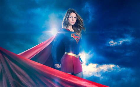 download melissa benoist tv show supergirl 4k ultra hd wallpaper