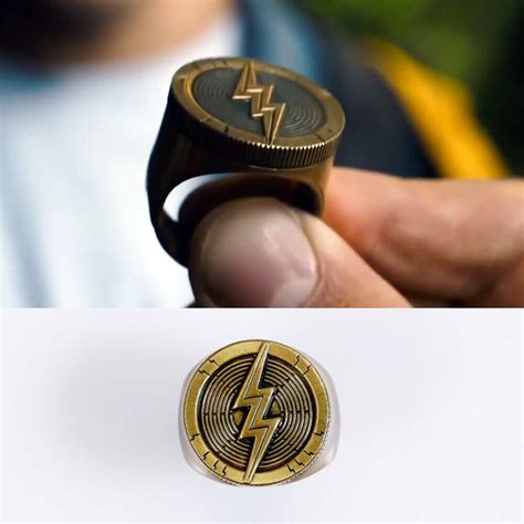 Movies The Flash Ring 2022 Flashpoint Cosplay Costume Props Replica