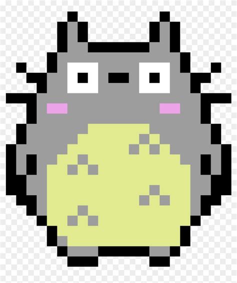 Pixel Art Grid Totoro Pixel Art Grid Gallery