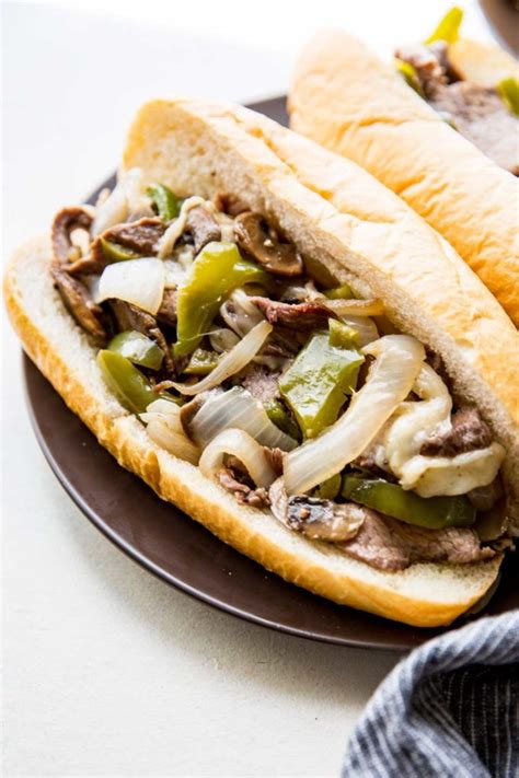 How to make a philly cheesesteak in your air fryer. Sheet Pan Philly Cheese Steak - Easy Peasy Meals