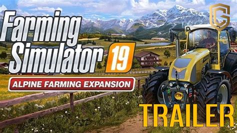 🎞farming Simulator 19 Alpine Farming Expansion Reveal Trailer Ps4