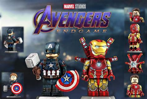 Lego Avengers Endgame Captain America And Iron Man Mk 85 Lego Iron