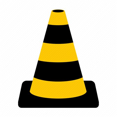 Cone Road Sign Sign Traffic Cone Road Road Works Traffic Icon