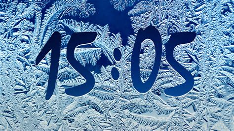 Winter Screensaver For Windows 10 Frost Clock