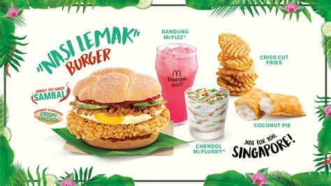 Permintaan untuk memakan nasi lemak mcd di tunaikan, tapi kali ni kita bagi semua jenis nasi lemak fast food yang ada. McDonald's for Singapore: As Singaporean as Nasi Lemak and ...
