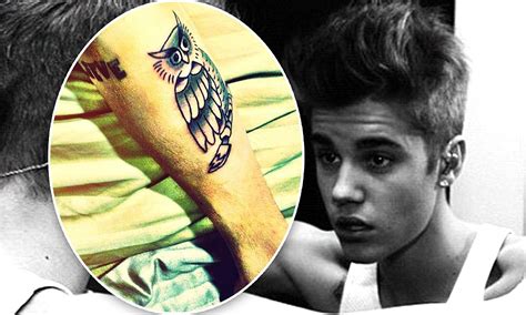 Justin Bieber Adds To His Expanding Collection Of Tattoos With An