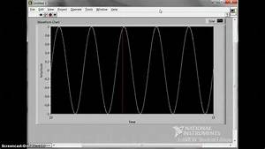 Labview Waveform Chart Demonstration Youtube