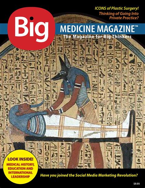 Big Medicine Magazine The Plastic Surgery Icons Issue By Big Medicine