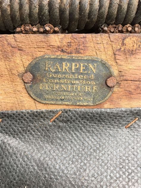 pc  karpen wicker set  antique furniture collection