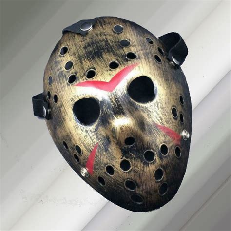 Jason Hockey Mask Scary Mask Horror Mask Jason Voorhees Etsy