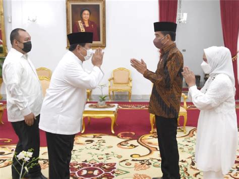 silaturahmi idul fitri jokowi dan prabowo bicara kecocokan tinggal di bogor opsi id situs