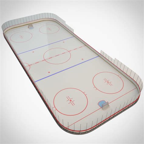 D Hockey Rink Model