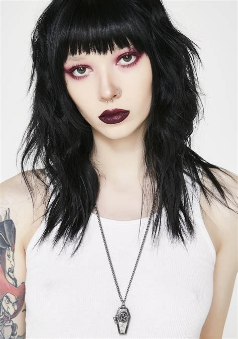 Pin By Jessica Woods On Hair Gothic Hairstyles Goth Hair Hair Styles