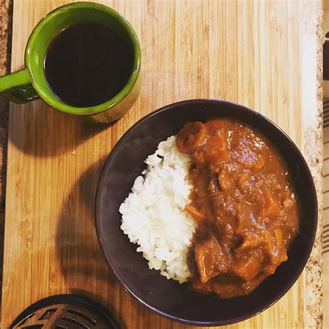 Be ready for your kitchen and surrounding unless you have a major appetite or are cooking for multiple people, you'll have some leftovers. Persona 5 inspired Vegan Japanese Curry and Coffee. : vegan