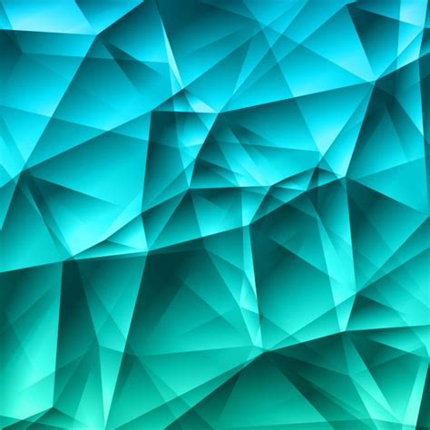 Free Vector Bright Polygonal Turquoise Background