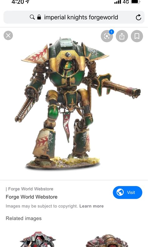 Warhammer - forgeworld recast imperial knight, Hobbies & Toys, Toys