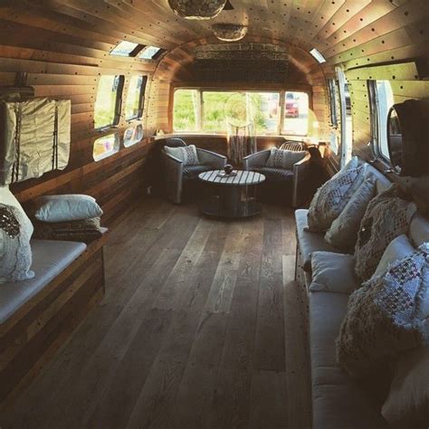 Love The Wood All Around Airstream Interior Remodeled Campers