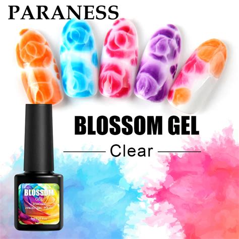 paraness 8ml blossom uv nail gel polish diy nail flowers design blossom gel varnishes long
