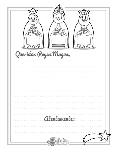 Carta Para Los Reyes Magos Los Reyes Magos Actividades Pinterest