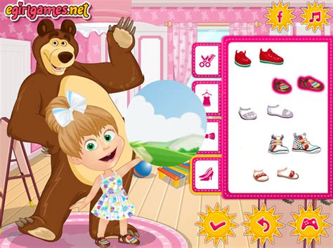 Play Masha And The Bear Summer Vacation Free Online Games With