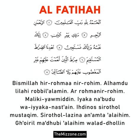 Maksud Surah Al Fatihah Dalam Bahasa Melayu Briansrholloway