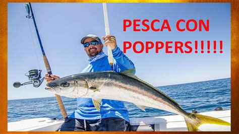 Pesca Con Popper En Mar Grandes Jureles Youtube