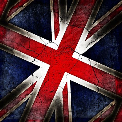 Punk Grunge Union Jack British Flag By Heathendesigns Redbubble