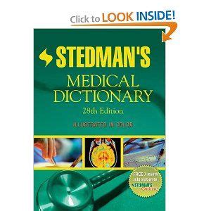 Stedman's Medical Dictionary | Medical dictionary, Medical, Dictionary