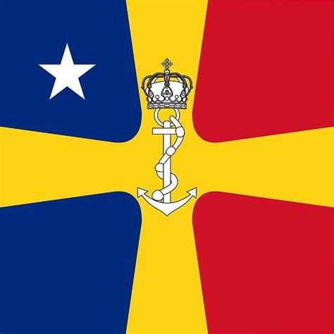 2000px Flag Admiral Commander Navy Rear Romanian Wwii Svg Hd