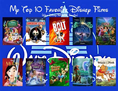 My Top 10 Favorite Disney Movies By Mistressphantom13 On Deviantart