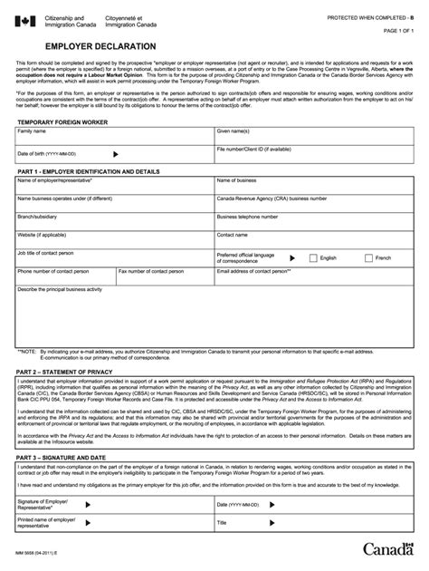 Canada Imm 5658 E 2011 2022 Fill And Sign Printable Template Online