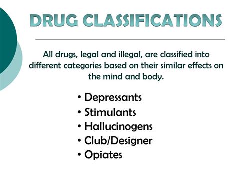 Drug Classifications And Schedules Explained Compass Detox