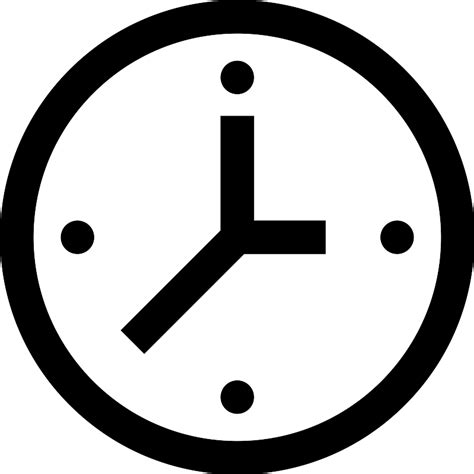 Clock Time Vector Svg Icon Svg Repo
