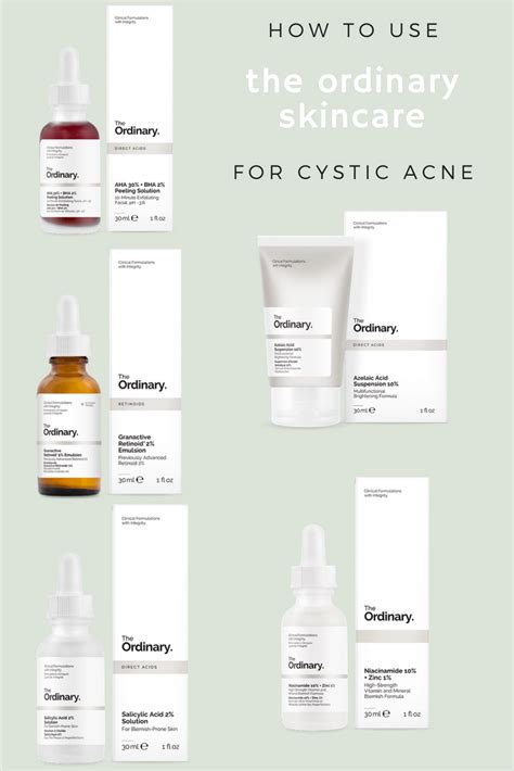How to Use the Ordinary Skincare for Cystic Acne | Sian McGuinness