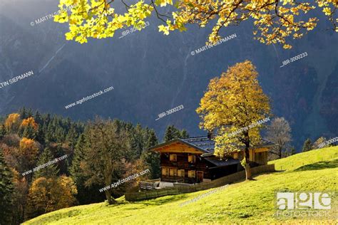 Gerstruben In Autumn Allgaeu Alps Stock Photo Picture And Rights