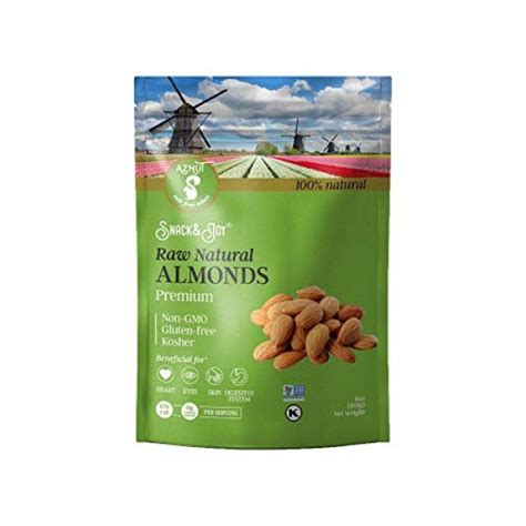 Aznut Raw Almonds Compares To Organic Almonds 100 Natural