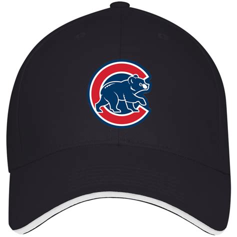 Official Chicago Cubs Classic Cubbie Logo Bayside Usa Made Structured