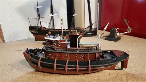 Gallery Pictures Revell Germany Harbour Tug Boat Plastic Model Ship Kit