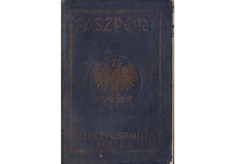 War Time Used Polish Passport Our Passports