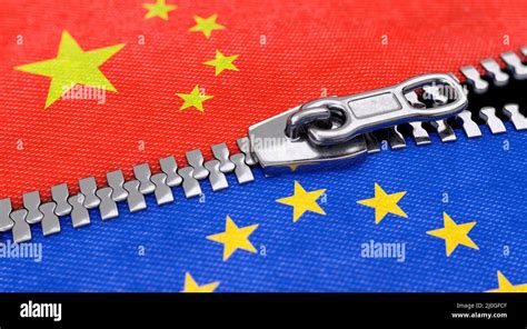 Cooperation Between Europe And China Stock Photo Alamy