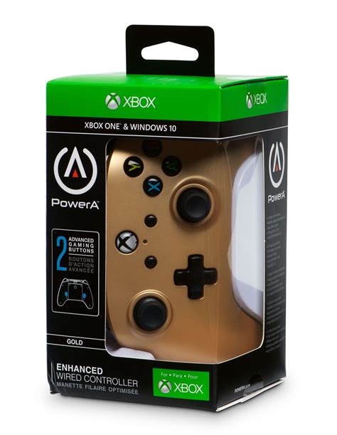 Powera Enhanced Wired Controller Xbox One Gold Walmart Canada