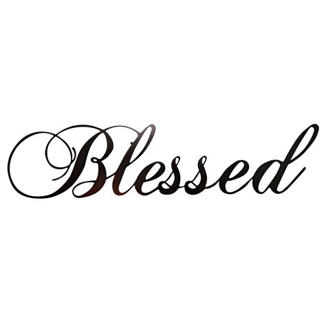 Blessed Steel Wall Décor Blessed Tattoos Tattoo Lettering Word Tattoos