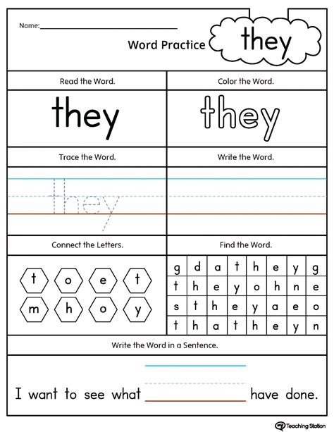 Dolch Sight Words Worksheets — Db