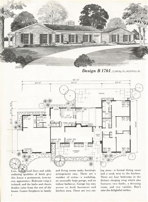 Our collection features beautiful ranch house designs with detailed floor plans to help you visualize the perfect one story home for you. Elegant Vintage Ranch House Plans - New Home Plans Design