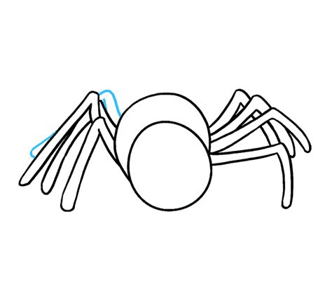 How To Draw A Cartoon Spider In A Few Easy Steps Easy Drawing Guides