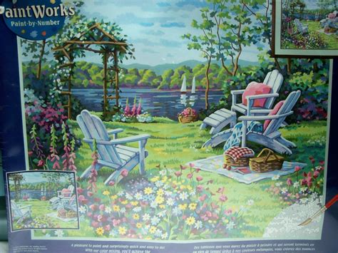 Dimensions Paint By Number Kit Paintworks Summer Day Serenity Barbara