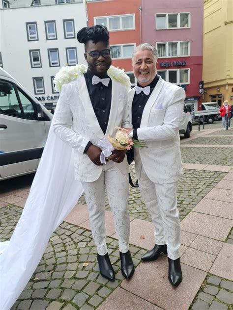 Ghanaian Gay Man Ties Knot With Lover In Germany Photosvideo