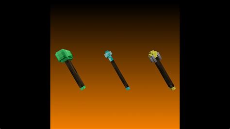 Minecraft Magic Staffs In 1 Command With 3d Models Youtube