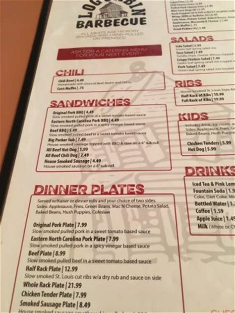 We look forward to seeing you soon! Log Cabin Barbecue, Elkton - Menu, Prices & Restaurant ...